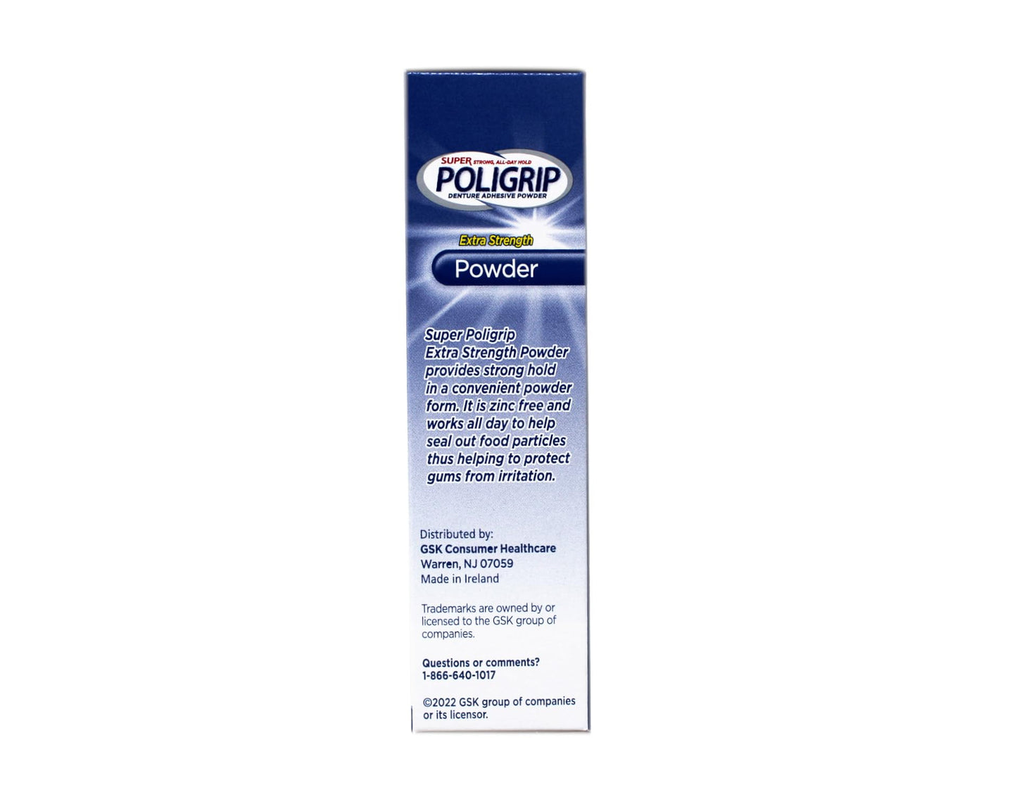 Super Poligrip Denture Adhesive Powder-1.6 oz (Pack of 4) by Super Poli-Grip
