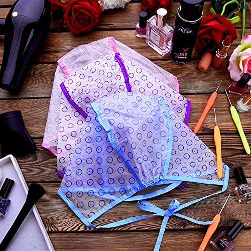 Hair Highlighting Cap Set with Hook Needles for Hair Dyeing - 10 Pieces
