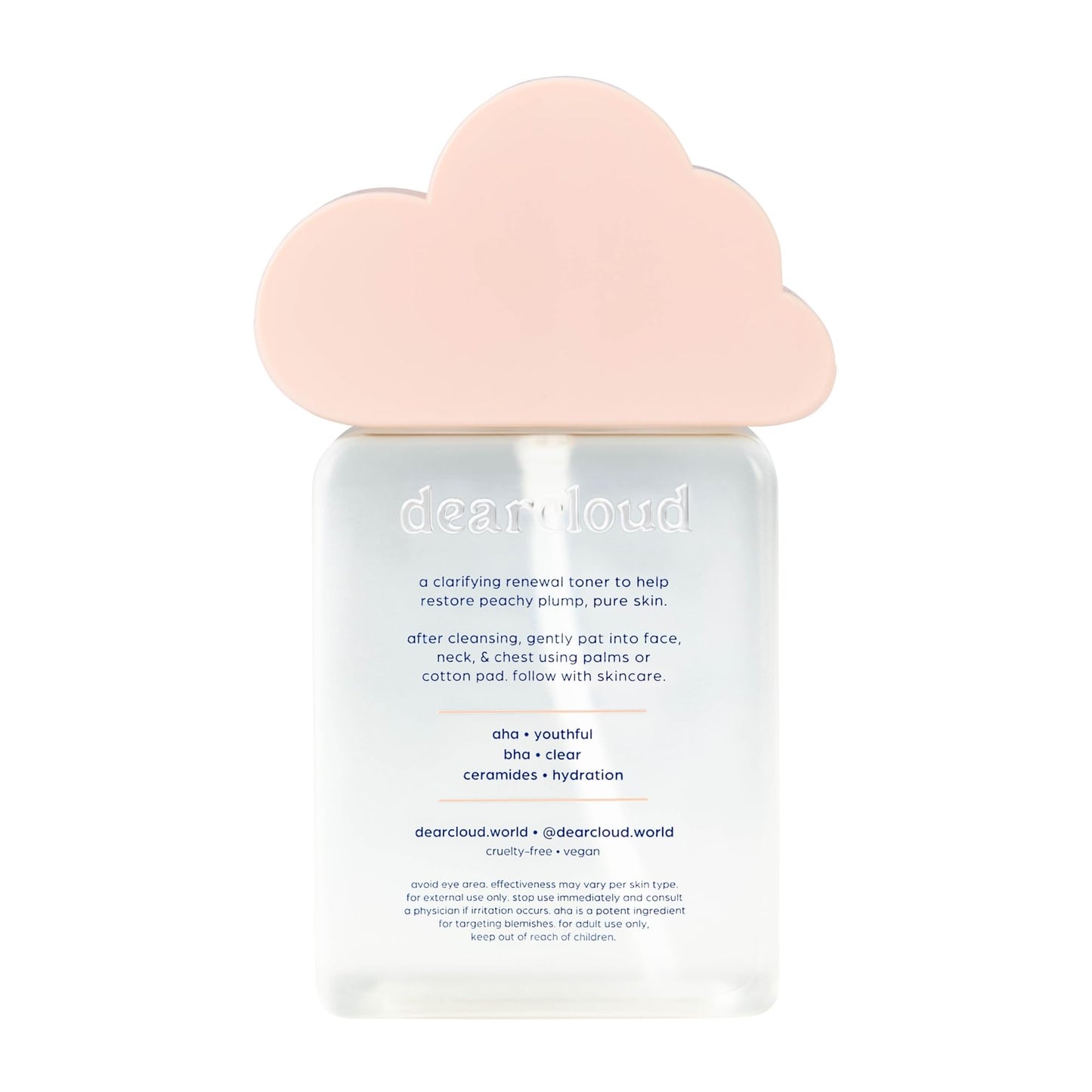 dearcloud Clear Nectar Toner – Nourishing, Exfoliating & Hydrating Korean Toner for Face (5.24 fl oz)