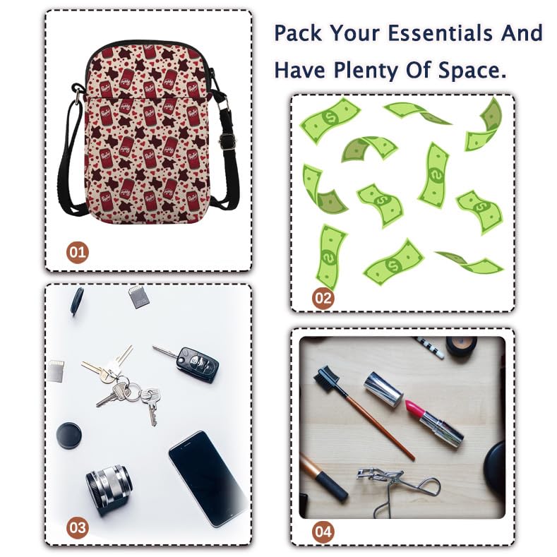 Dr P Crossbody Bag for Soda Lovers - Perfect Gift