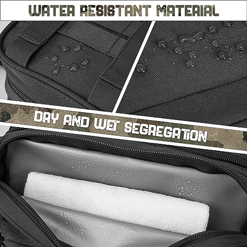 Tactical Toiletry Bag for Men - Military MOLLE Dopp Kit