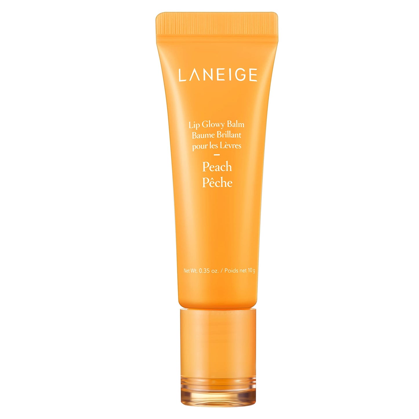 LANEIGE Lip Glowy Balm Peach: Hydrate, Glossy, Lightweight, Moisturize & Tint with Shea Butter