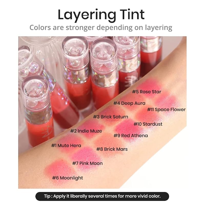 S2ND Endluster Water Lip Tint - Long-Lasting Moisture & Shine