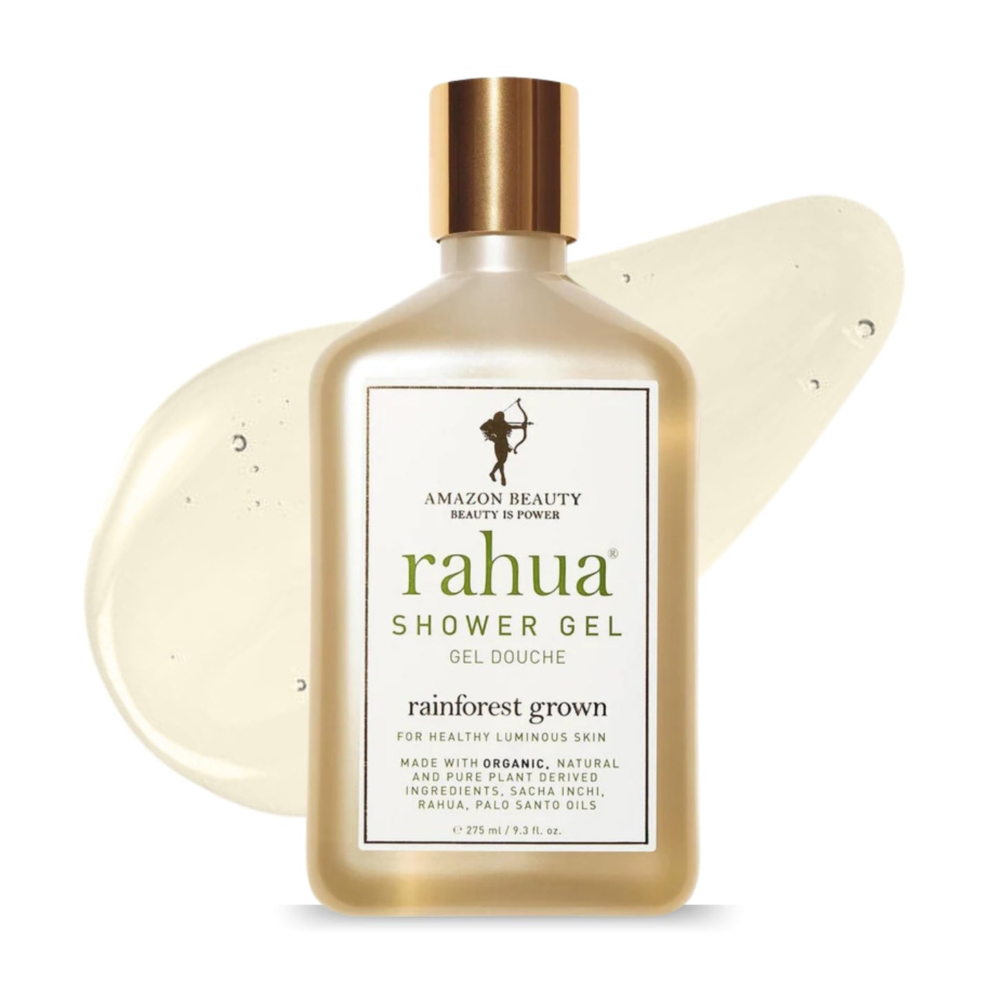 Rahua Shower Gel 9.3 Fl Oz, Natural Body Wash Soap Made with Plant Based Organic Ingredients, Vanilla, Palo Santo, Lavender, Eucalyptus, Polyphenols, For Skin's Moisture Balance, All Skin Types