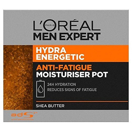 L'Oréal Men Expert Hydra Energetic Intensive 24hr Hydration Daily Moisturiser Face Cream Men 50 Ml