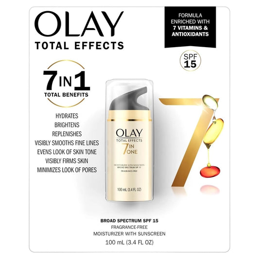 Olay TOTAL EFFECTS 7 IN 1 MOISTURIZER SUNSCREEN SPF 15 100 ML