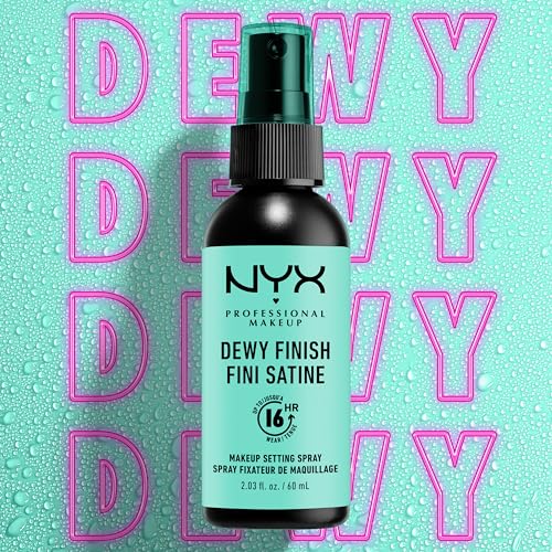 NYX Professional Dewy Setting Spray 2.03 Fl Oz - Long Lasting Makeup Finish