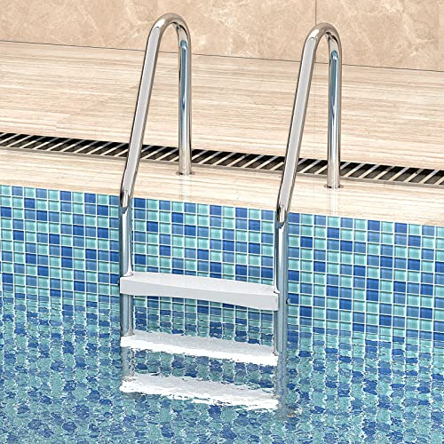 Pool Ladder Steps Replacement 3-Pack 18" Heavy-Duty