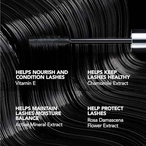 BUXOM Lash Volumizing Mascara, Up to 3X More Volume, Voluminous & Lengthening Mascara for Lash Lift, Cruelty-Free, Black