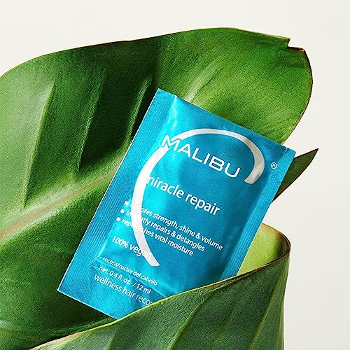 Malibu C Miracle Repair Hair Reconstructor Pack of 1 - Nourishing Deep Treatment for Damaged Hair