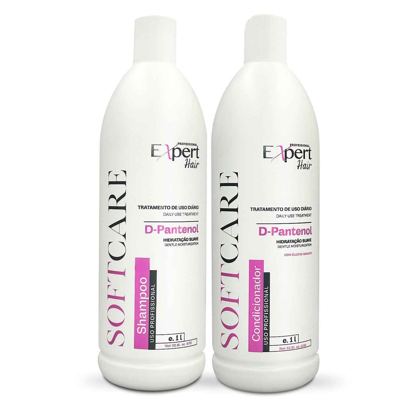 Expert Hair Soft Care Biotin Shampoo and Conditioner - Daily Routine Shampoo For Scalp Health, CLINICALLY TESTED Proven Results Products For Women & Men, Natural Routine, Color Safe 2x 33.81 fl.oz