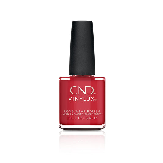 CND Vinylux Longwear Red Nail Polish, Gel-like Shine & Chip Resistant Color, Rouge Red, 0.5 fl. oz