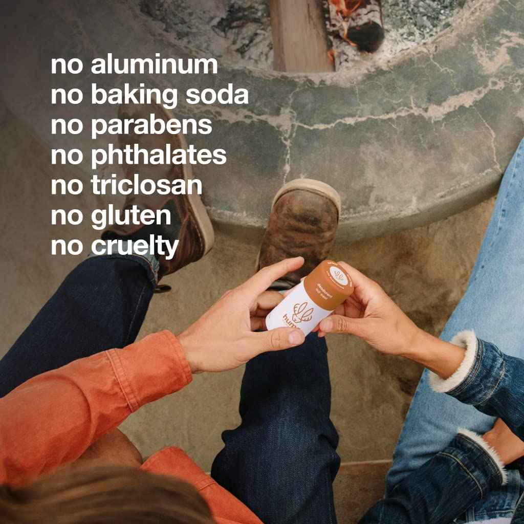 Hume Supernatural Aluminum Free Deodorant for Women & Men - Probiotic and Plant-Based, Long-Lasting Moisture Absorbing - Clean and Effective. (Out West - 2-Pack)