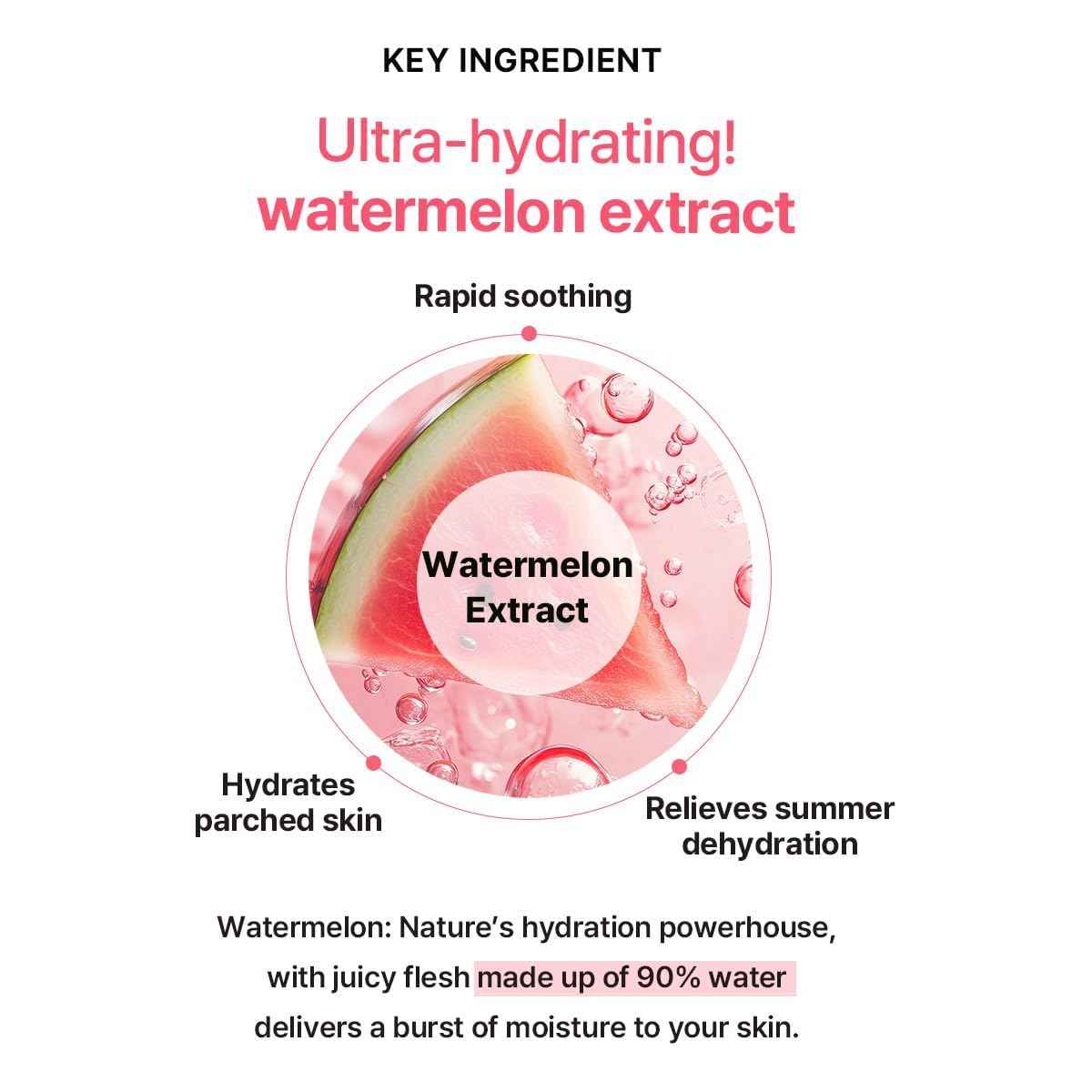 HEIMISH Watermelon Moisture Soothing Gel Cream - Hydrating, Cooling & Soothing, Plumping Facial Cream, Daily Face Moisturizer with Watermelon Extract, Lightweight, Fast-absorbing, 3.7fl.oz/110ml