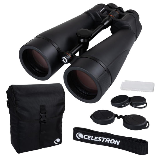 Celestron – SkyMaster Pro ED 20x80 Binocular – Astronomy Binocular with ED Glass – Large Aperture for Long Distance Viewing – Fully Multi-coated XLT Coating – Tripod Adapter and Carrying Case Included