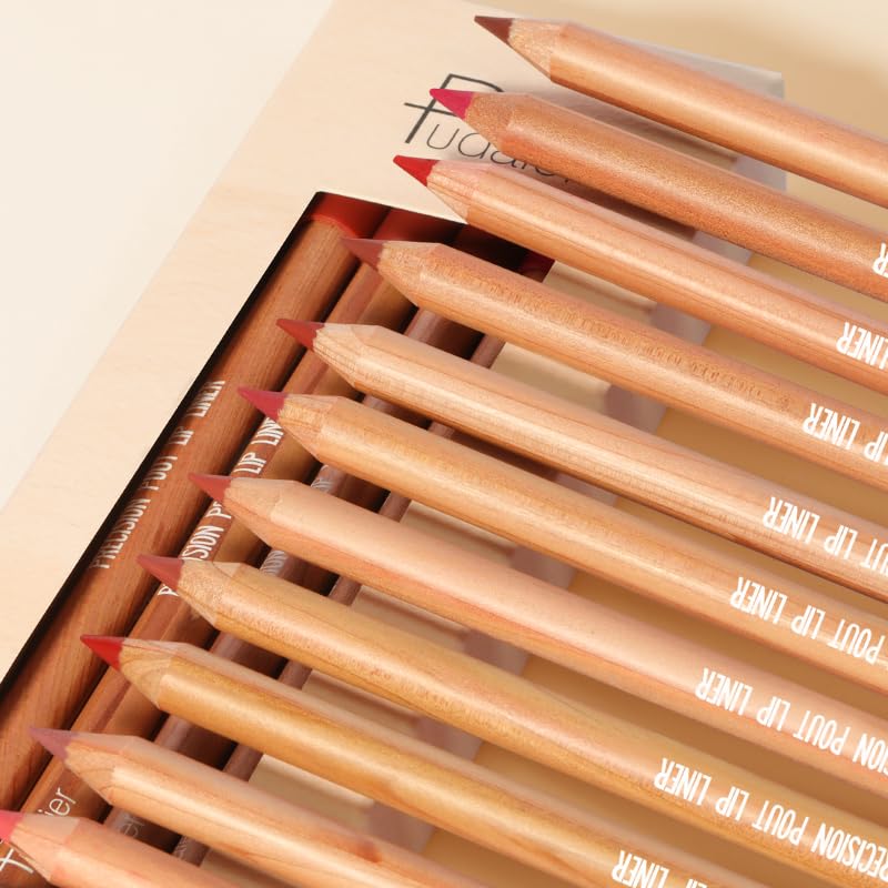 Waterproof Nude Lip Liner Set - 6 Shades Matte Pencil