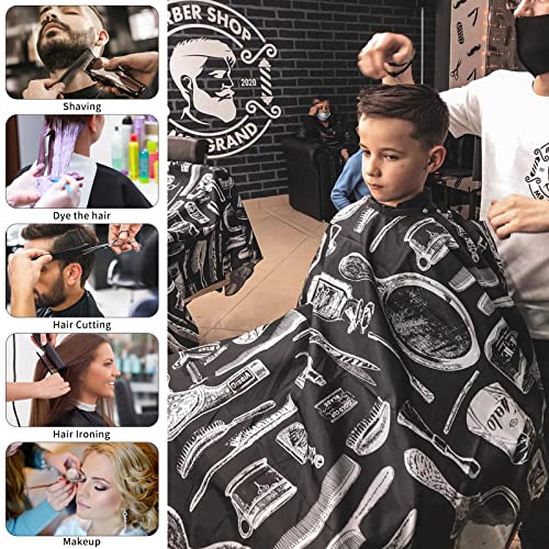 AIHOPESTO Barber Cape Hair Cutting Cape Waterproof Barber Cape for Men Hair Cutting Capes for Adults Hair Cape for Haircuts Salon Capes for Hair Stylist Cape for Hair Cutting Capes for Hair Stylist