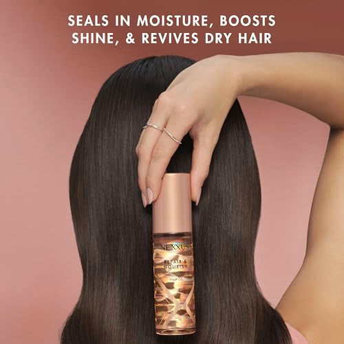 Nexxus Ultra Lightweight Hair Oil Repair & Nourish for Intense Nourishment with StyleProtect Technology 3.3 fl oz