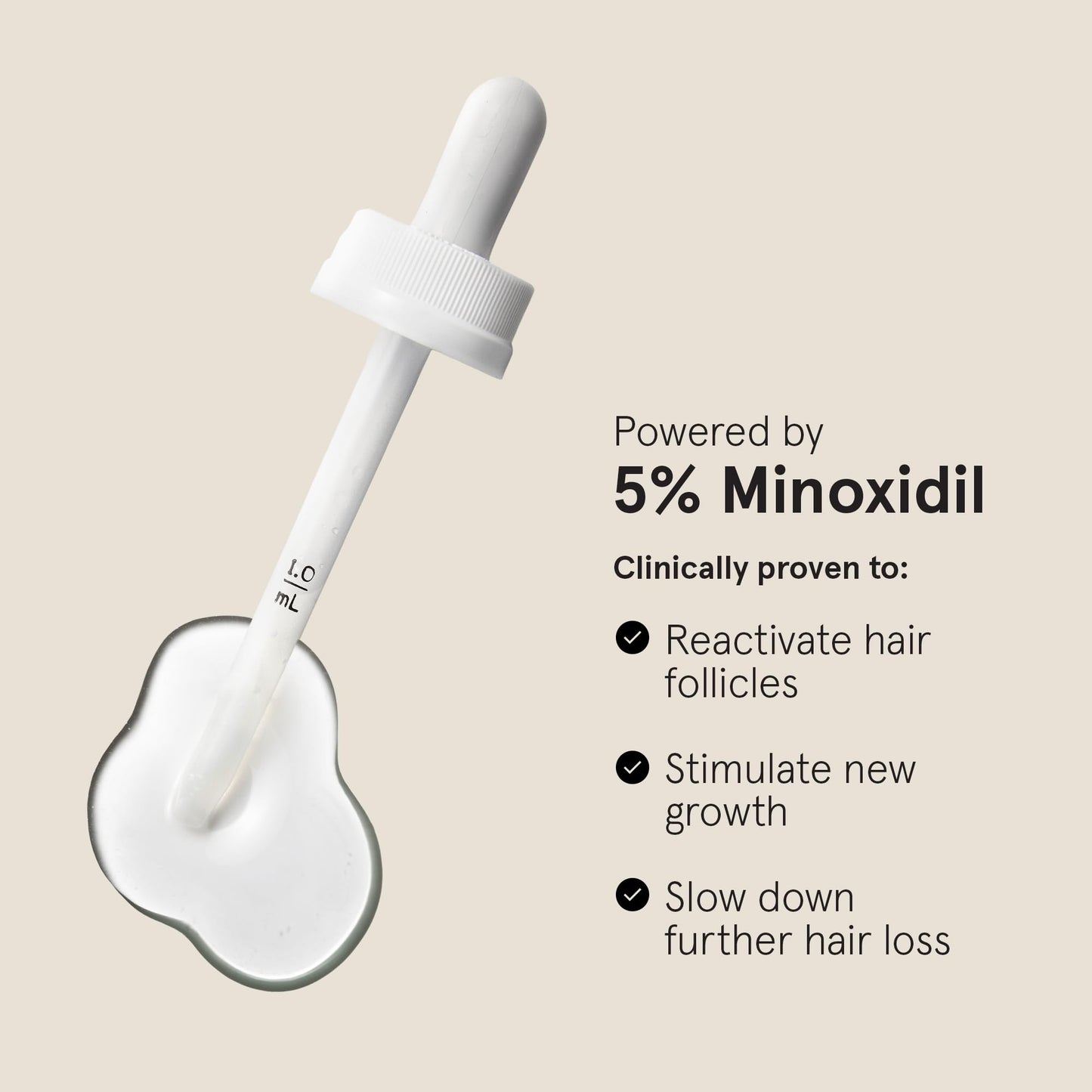 Keeps Extra Strength Minoxidil for Men - 5% Minoxidil Hair Growth Serum - Hair Loss & Regrowth Treatment for Thinning & Bald Spots - Clinically Proven Hair Growth Products - Unscented Topical Aerosol