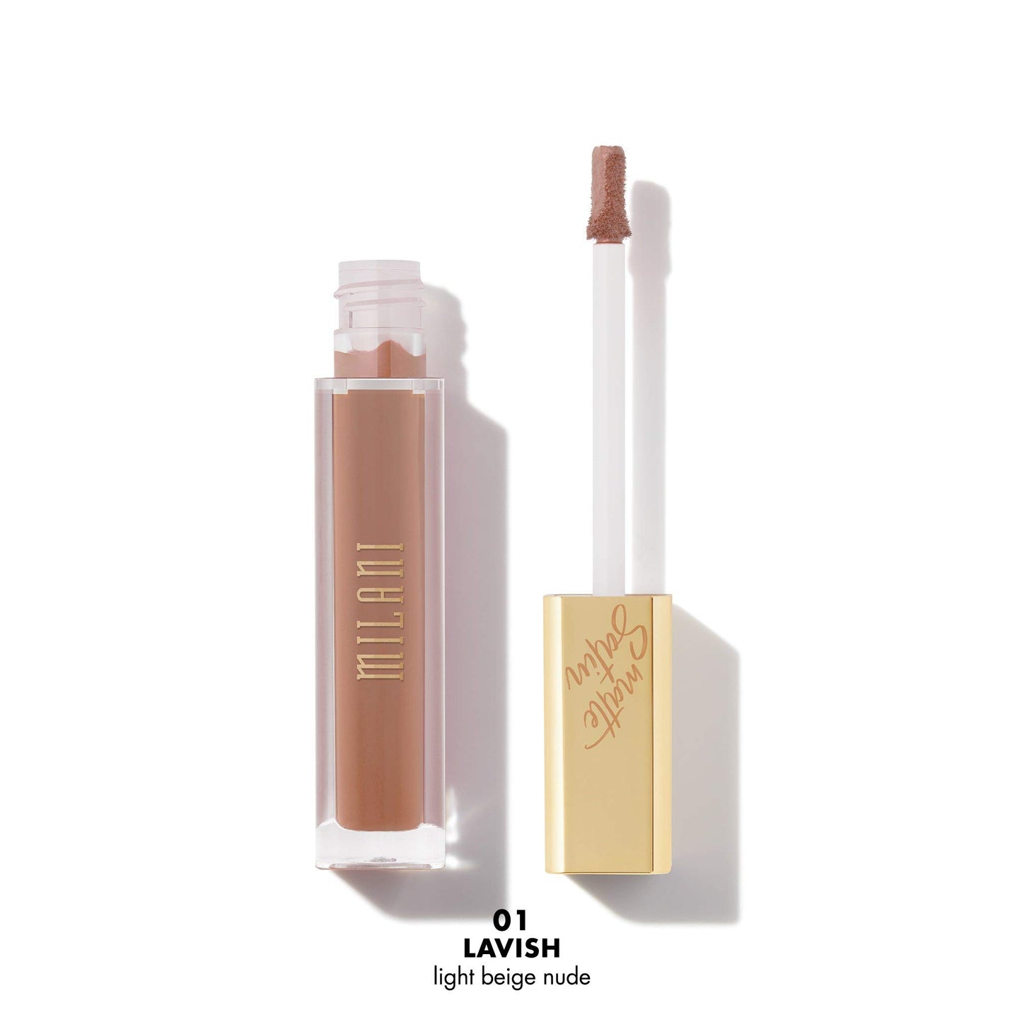 Milani Amore Satin Matte Lip Crème - Lavish (0.22 Fl. Oz.) Cruelty-Free Nourishing Lip Gloss with a Soft, Full Matte Finish