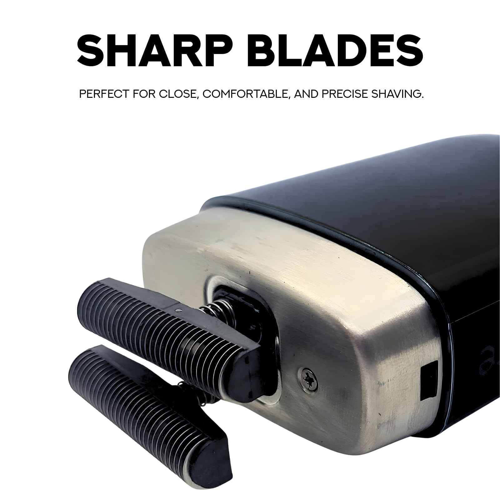 Supreme Trimmer Crunch Lite STF600 | Professional Double Foil Shaver for Men | Cordless & Corded, 60 Min Runtime, Hidden LED Display | Barber Face & Head Finishing Razor