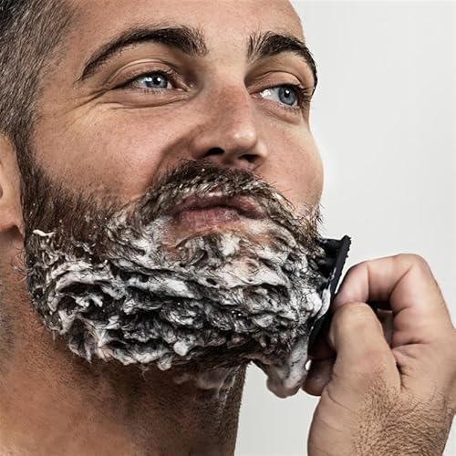 TOOLETRIES Men's Beard Kit - Silicone Beard Scrubber & Hydrating Wash with Coastal Pine Scent, Facial Hair Exfoliator for Men, Deep Cleans & Exfoliates Skin, Removes Beardruff
