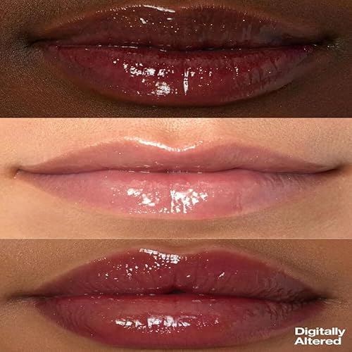 Uoma Beauty FLOSS GLOSS - LIP GLOSS (Coral Me) Contains Castor Oil, Sunflower Oil and Hyaluronic Acid for Nourishment and Hydration