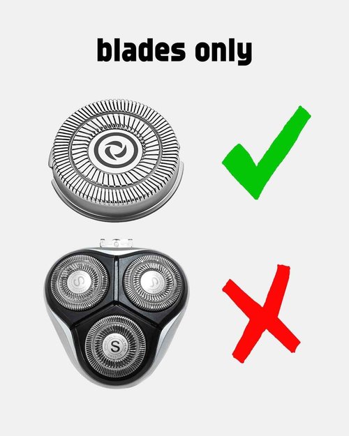 12 Pack Electric Razor Replacement Blades Compatible with rategist Electric Shaver Blades rategist Replacement Blades for rategist Electric Shaver WD-787, 2 Cleaning Brush