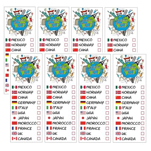 Epcot Temporary Tattoos - Pack of 8 Country Markers
