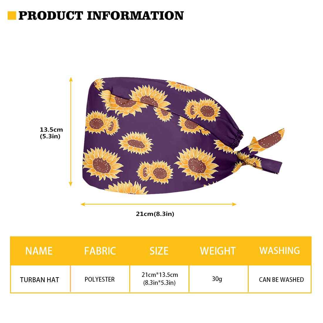 Biyejit Starry Dolphins Working Cap Scrub Cap with Sweatband, Adjustable Scrub Caps for Women Men, One Size