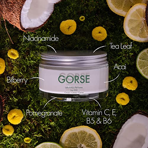 Laboratory Perfumes Gorse Body Cream | Brightening Moisturiser with Vitamin C & Antioxidants | Infused with Gorse Fragrance (200ml)