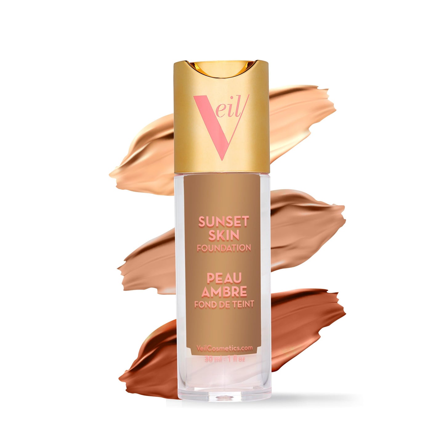 Veil Cosmetics Complexion Fix Liquid Foundation – Buildable Coverage – Water-Resistant, Hypoallergenic, Oil-Free, Cruelty-Free & Vegan – Lightweight & Brightening – Long Lasting (2N Light Neutral)