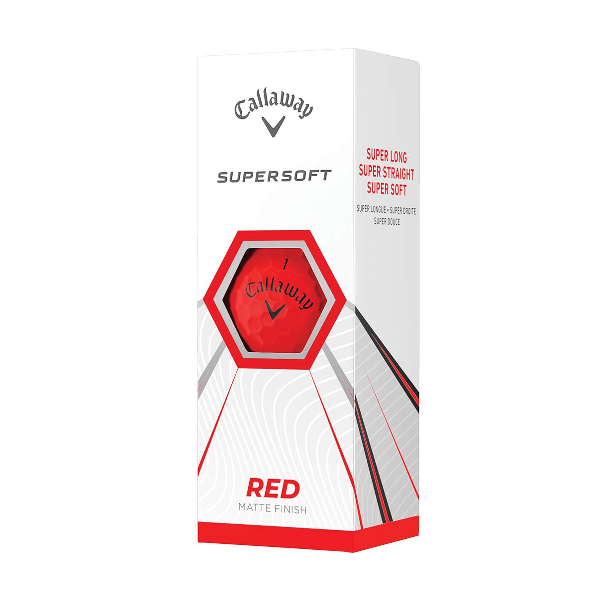 Callaway Golf Supersoft Golf Balls (2021 Version, Red)