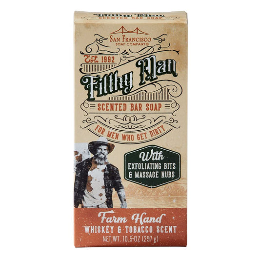 San Francisco Soap Company Filthy Man Scented Bar Soap (Timberbeast Saffron and Mahogany)