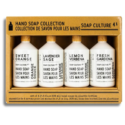 Generic Soap Culture Hand Soap Collection. Gift set of 4 x 21.5 oz bottles, 21.5 Fl Oz (4 Pack)