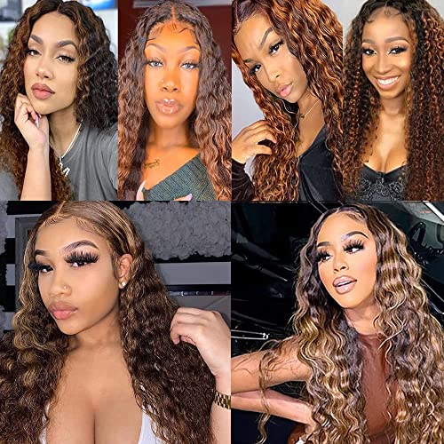 Brazilian Virgin Hair 3 Bundles 4/30 Deep Wave Extensions