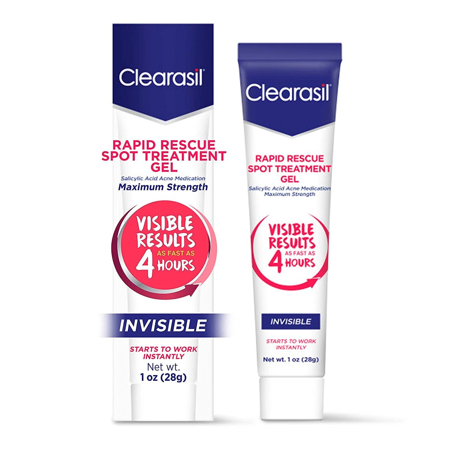 Clearasil Ultra Rapid Action Vanishing Acne Treatment Cream, 1 oz (Pack of 2)