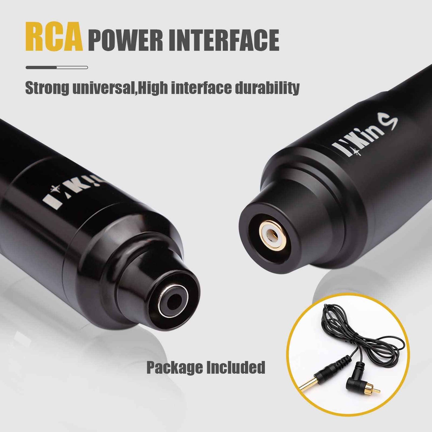 EZ Tattoo Machine Kit, Professional Rotary Tattoo Gun Kit Complete Cartridge Pen with Case for Beginners Power Supply