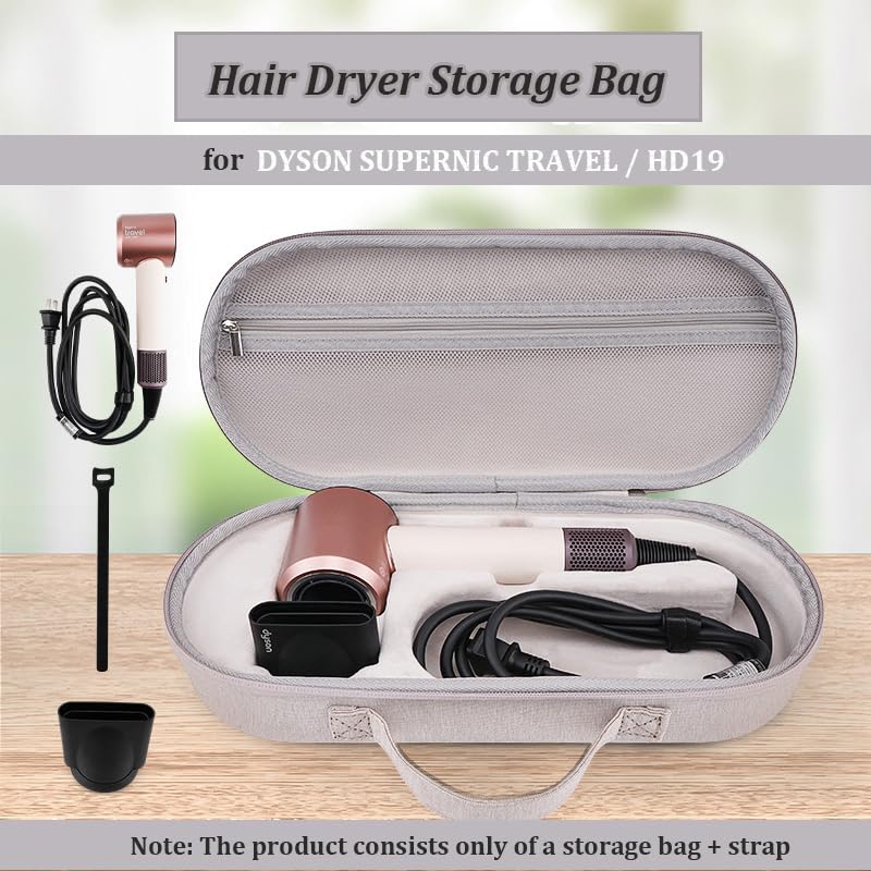 Dyson Supersonic HD19 Hard Case - Shockproof EVA Shell