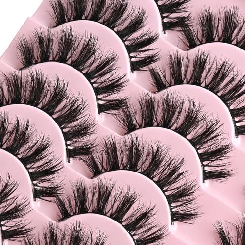 FARRED Fluffy Lashes 16mm Wispy Cat Eye - 14 Pairs