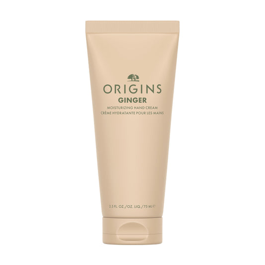 Origins Ginger Moisturizing Hand Cream | Hydrates & Softens Dry Skin | Hand Lotion With Plant-Derived Glycerin, Travel Size, 2.5 Fl Oz