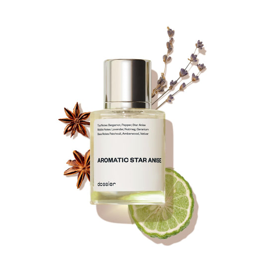 Dossier - Aromatic Star Anise - Eau de Parfum - Inspired by Luxury Perfumes - Pure Infused - For Men - Fragrance 1.7 Fl 0z (Spray 50ml)