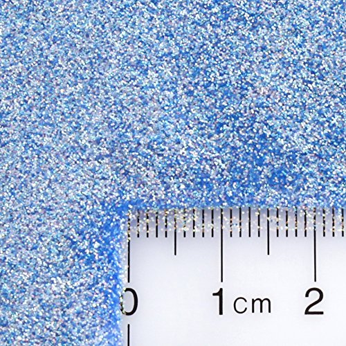 GLITTIES - Blazing Blue - Nail Art Iridescent Fine (.008") Glitter Powder - for Gel Nail Polish, Gel and Acrylic Nail Powder - (10 Gram Jar)