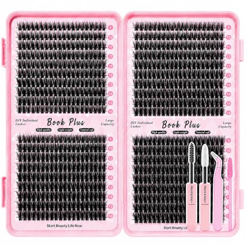 Lash Clusters 800Pcs DIY Eyelash Extensions Kit - Fluffy Wispy