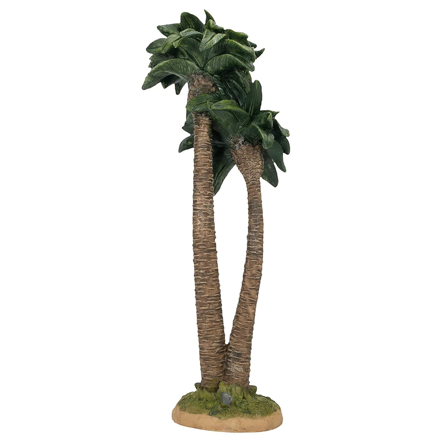 THREE KINGS GIFTS THE ORIGINAL GIFTS OF CHRISTMAS Realistic Palm Tree, Polystone Flat Bottom for Stability, Table Top Nativity Scene Figurine, for The 14 inch Scale Collection