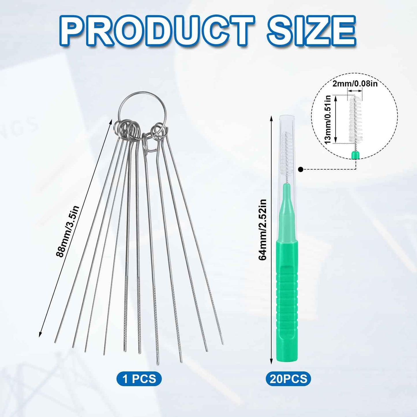 30pcs Shower Head Cleaner Tools, Shower Head Cleaning Brushes Multi-Sized Shower Head Cleaner Picks for Small Hole Anti-Clogging Cleaning Brush for Gap Nozzle Slot (Green)