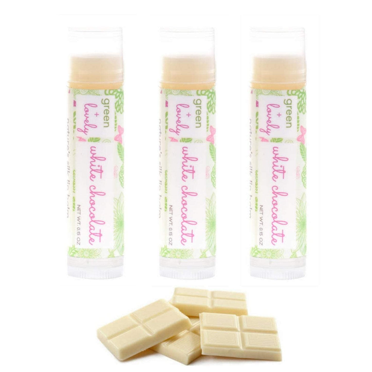 Nature's Silk Lip Balm, Organic (White Chocolate)