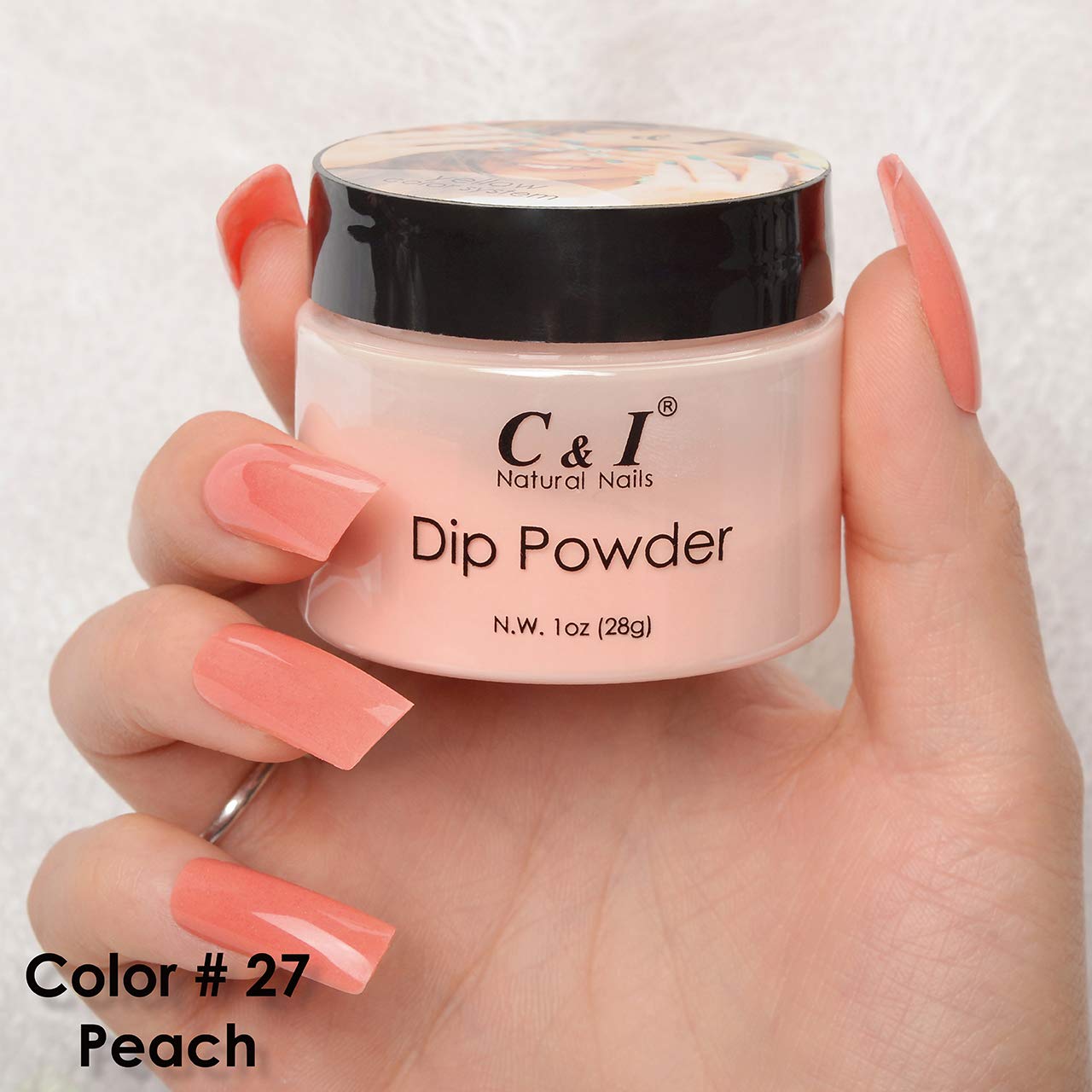 C & I Dipping Powder Color No.027 Peach Yellow Color System