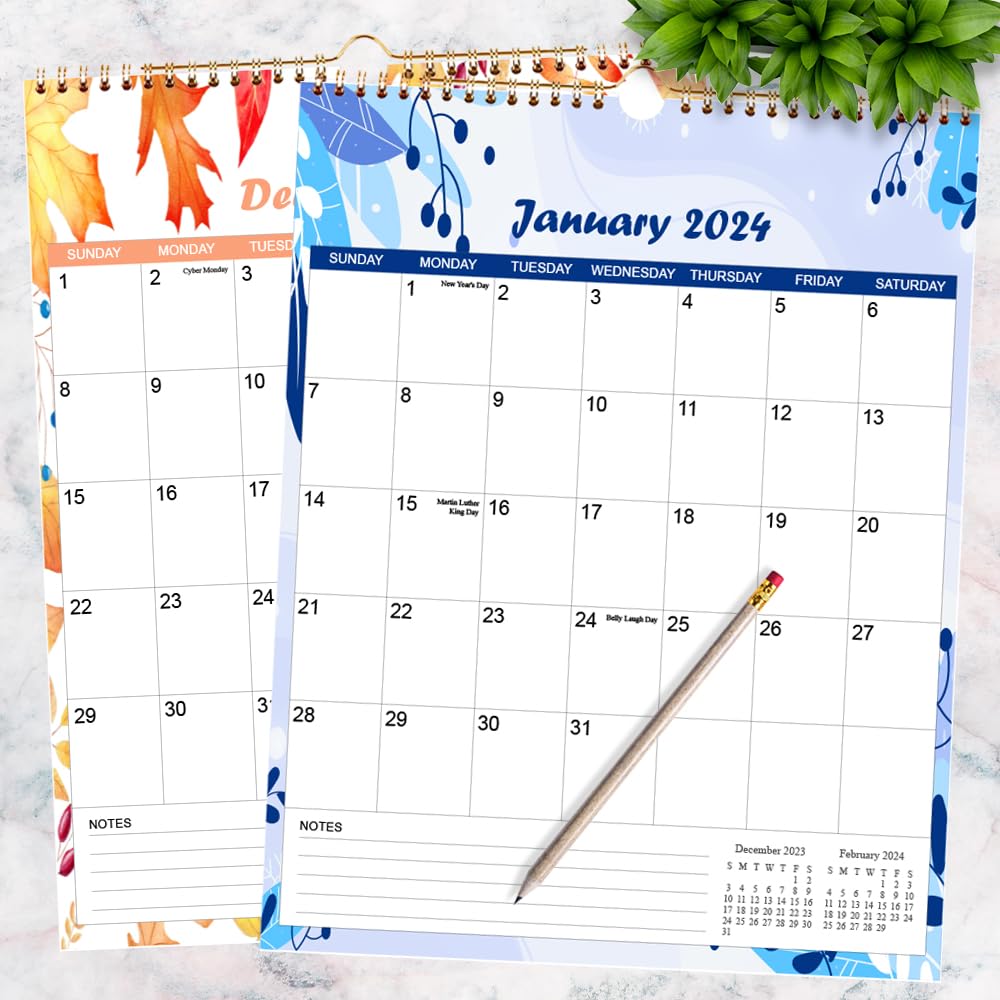 2024-2025 Calendar - Wall Calendar from May 2024 to June 2025, 14 Monthly Calendar with Seasonal Designs for Planning and Organizing for Home or Office, 11.5 x 14.5 In Calender 2024-2025 Monthly