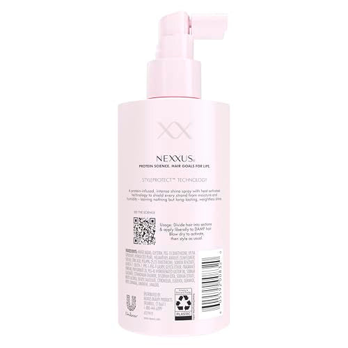 Nexxus Epic Shine Anti-Humidity Spray 8oz - 450°F Heat Protection